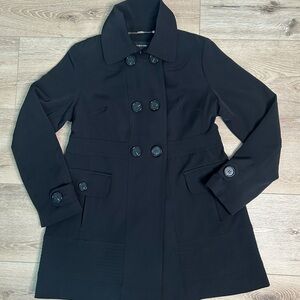 Jones New York Classic Black Pea Coat